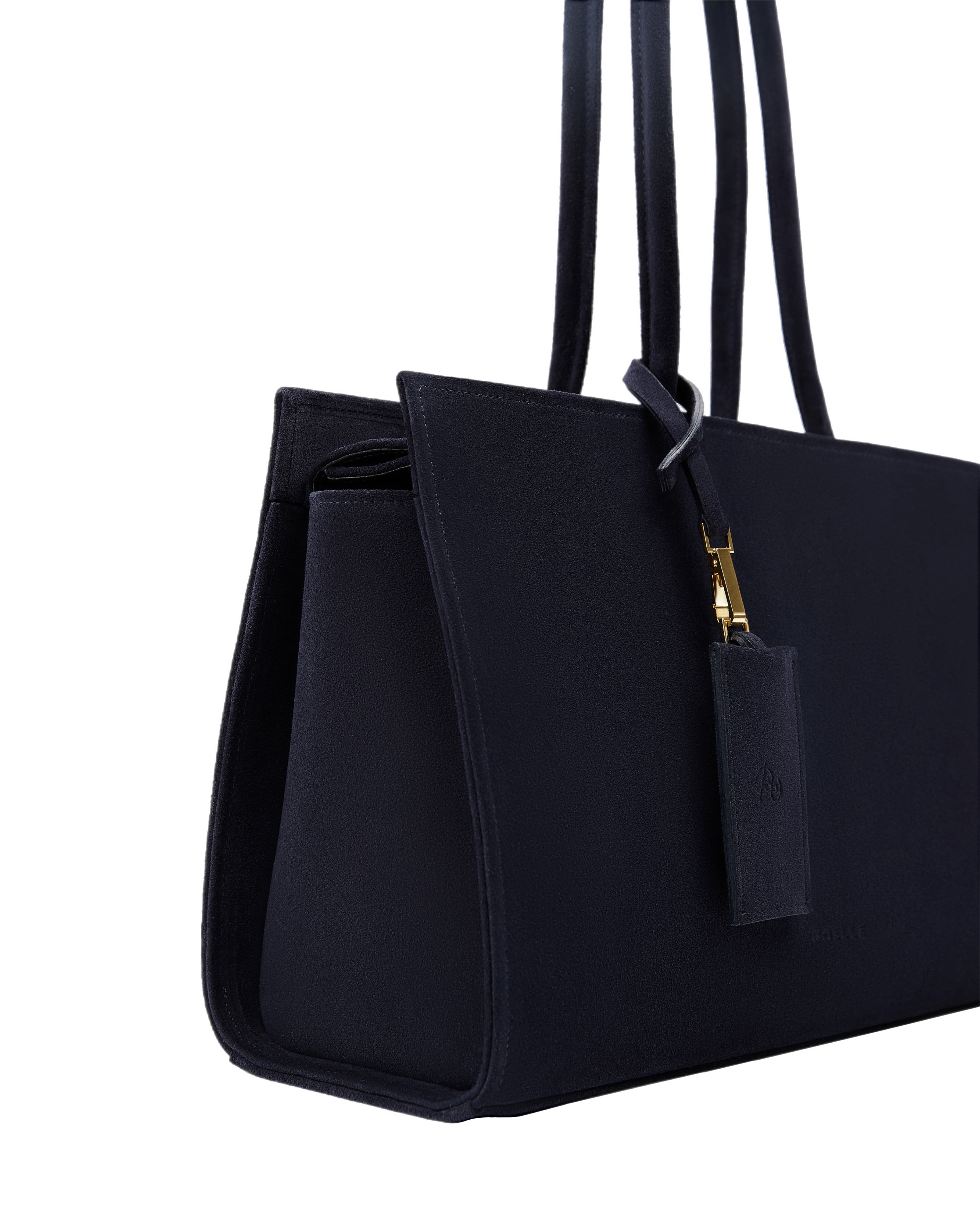Medium Carolyn Tote Bag in Navy