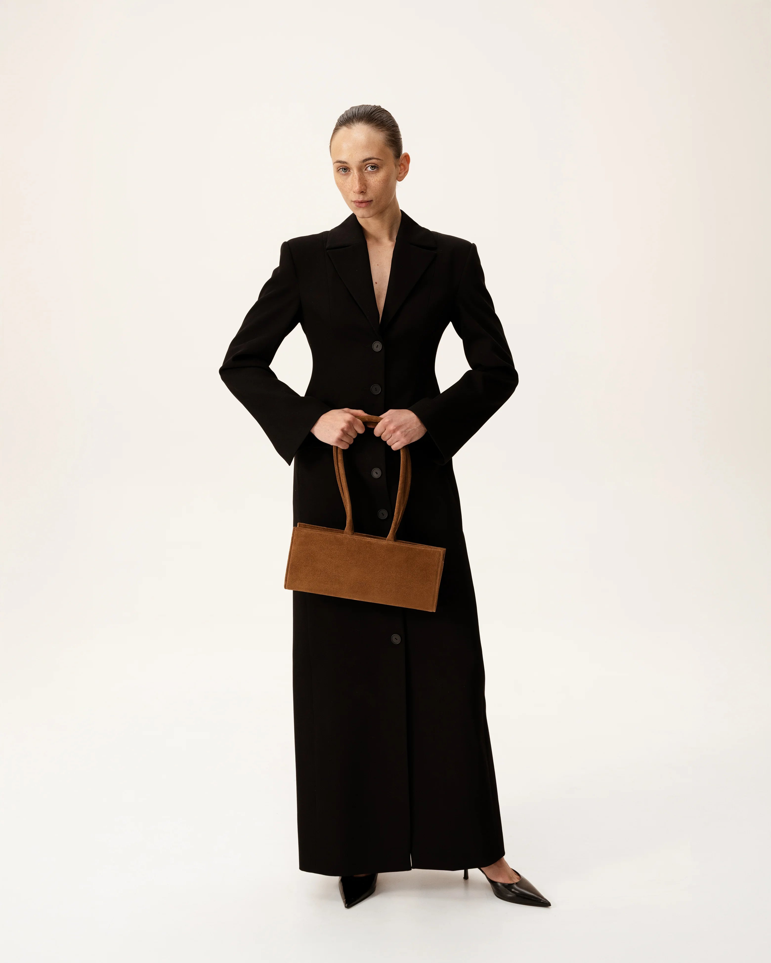 Cecilie Bag in Suede Caramel