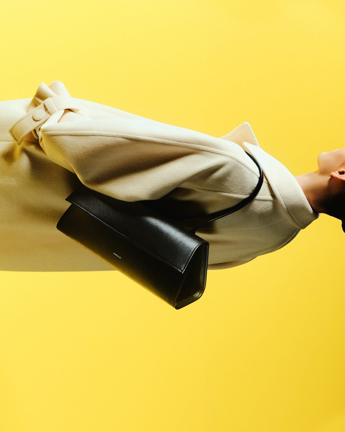 Untitled Bag Medium in black — Colour Field campaign