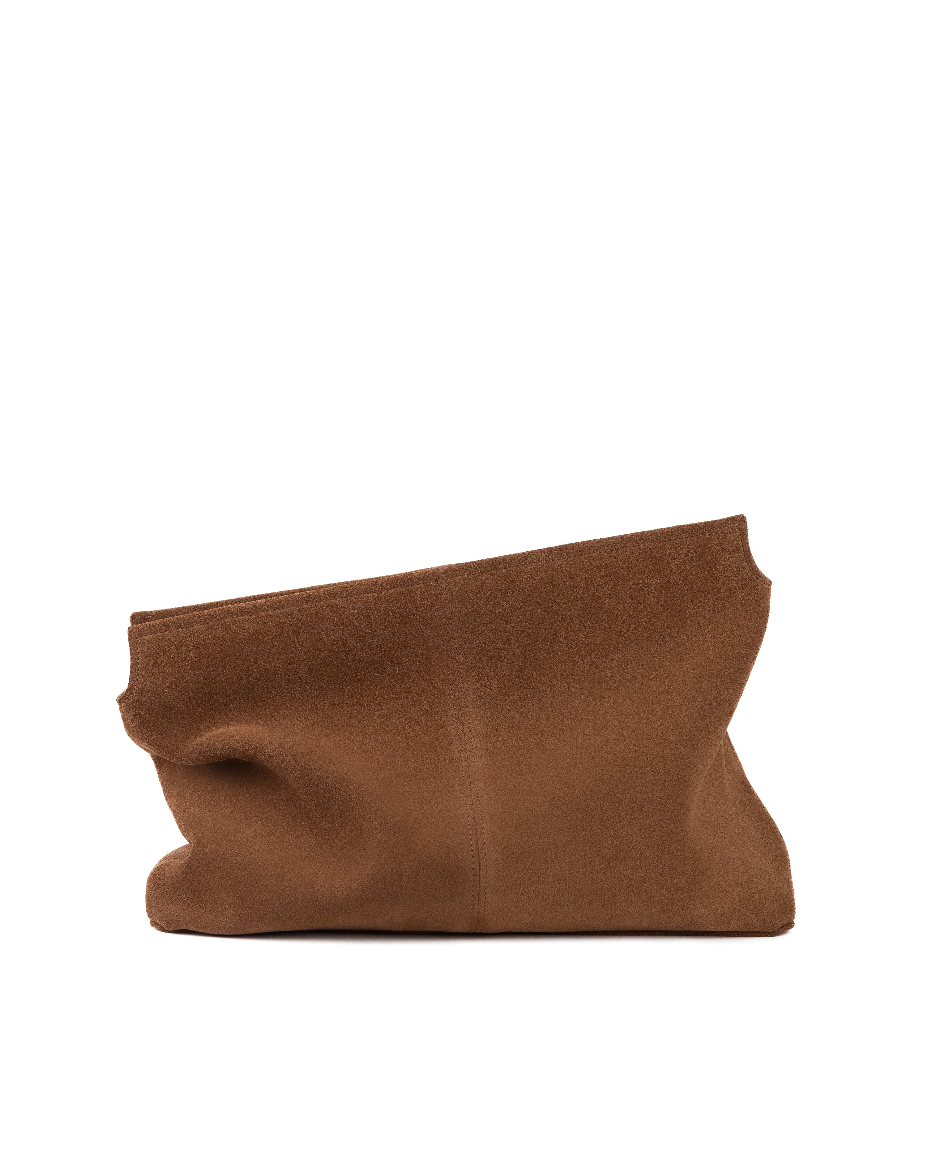 Elza Clutch in Caramel