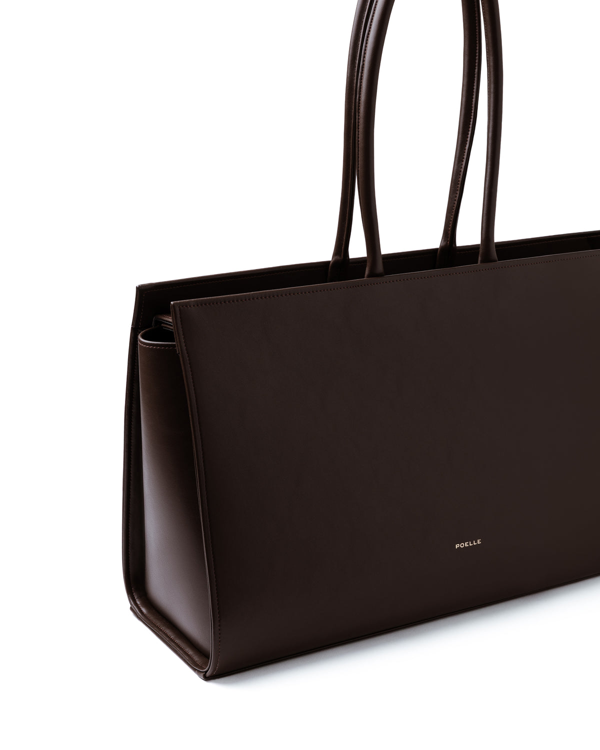 Large Carolyn Tote Bag in Brown