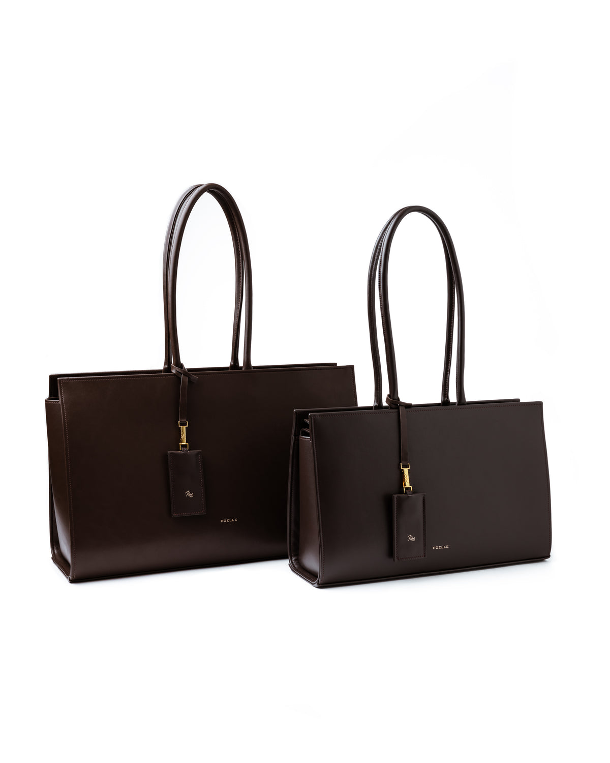 Medium Carolyn Tote Bag in Brown