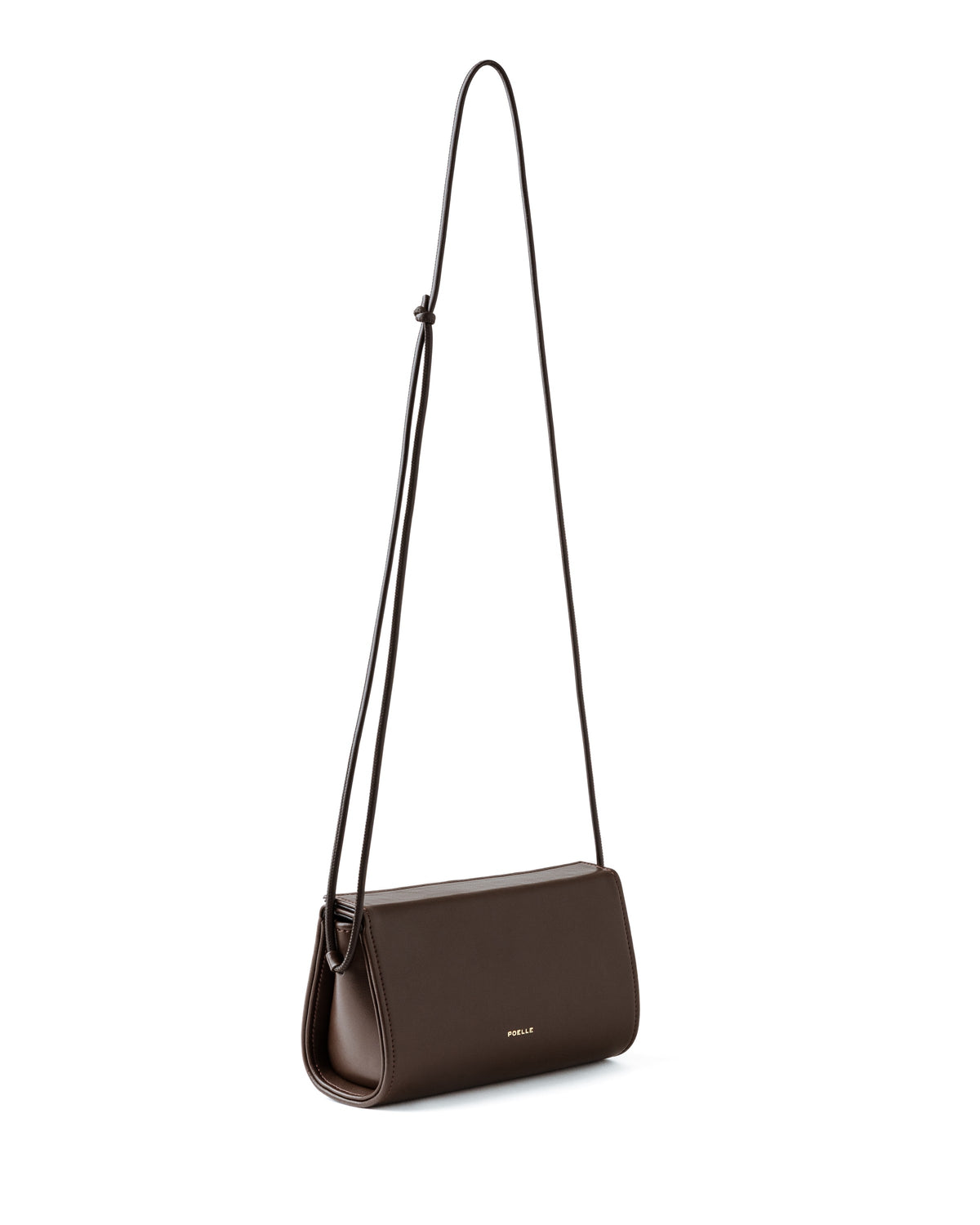 Sophie Bag Medium in Brown — three-quarter side view
