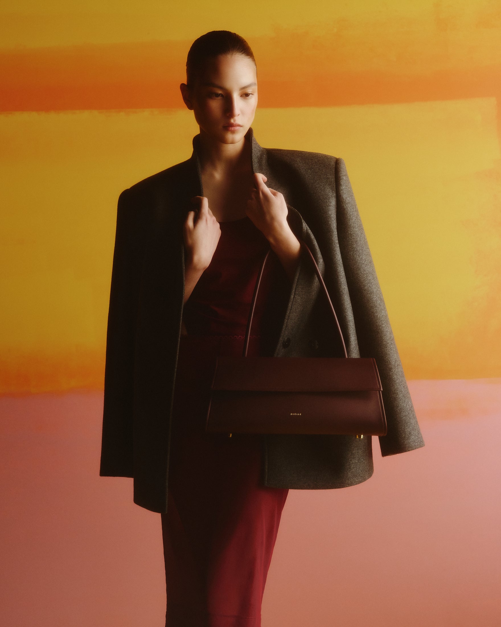 Untitled bag Medium in Marsala