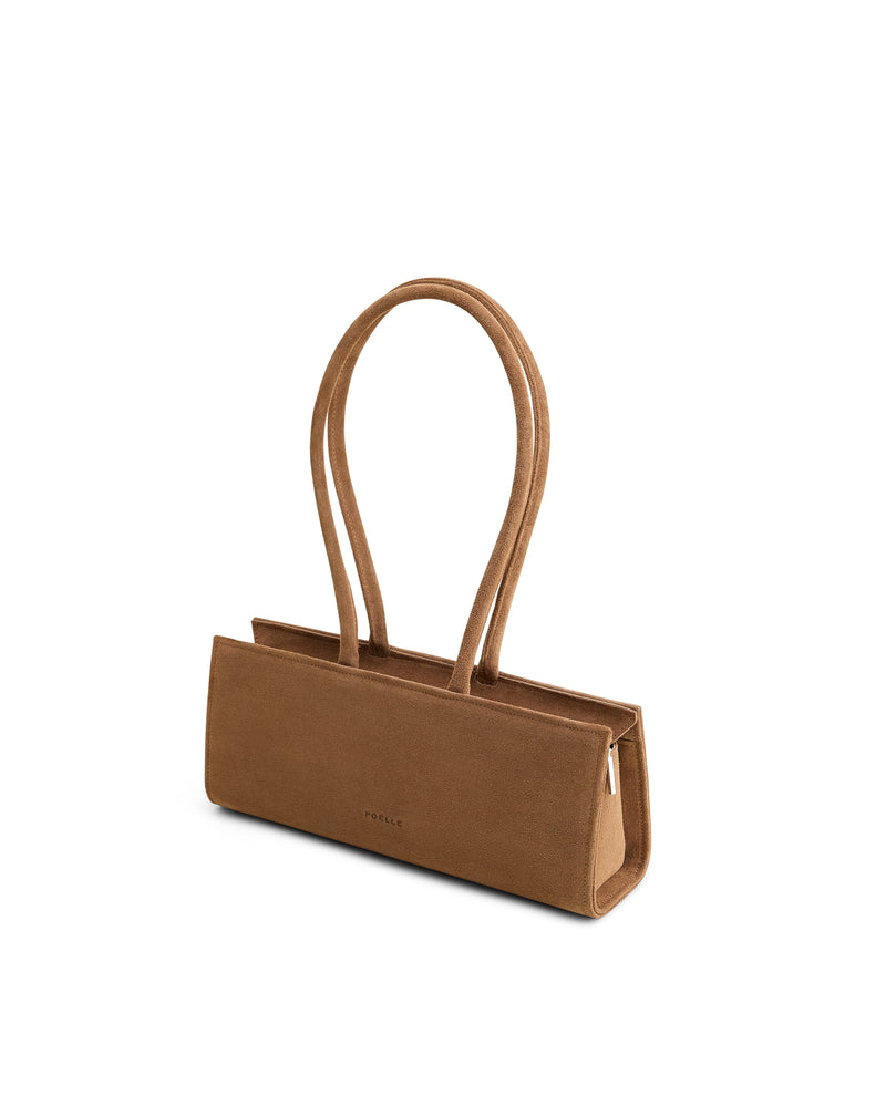 Cecilie Bag in Suede Caramel
