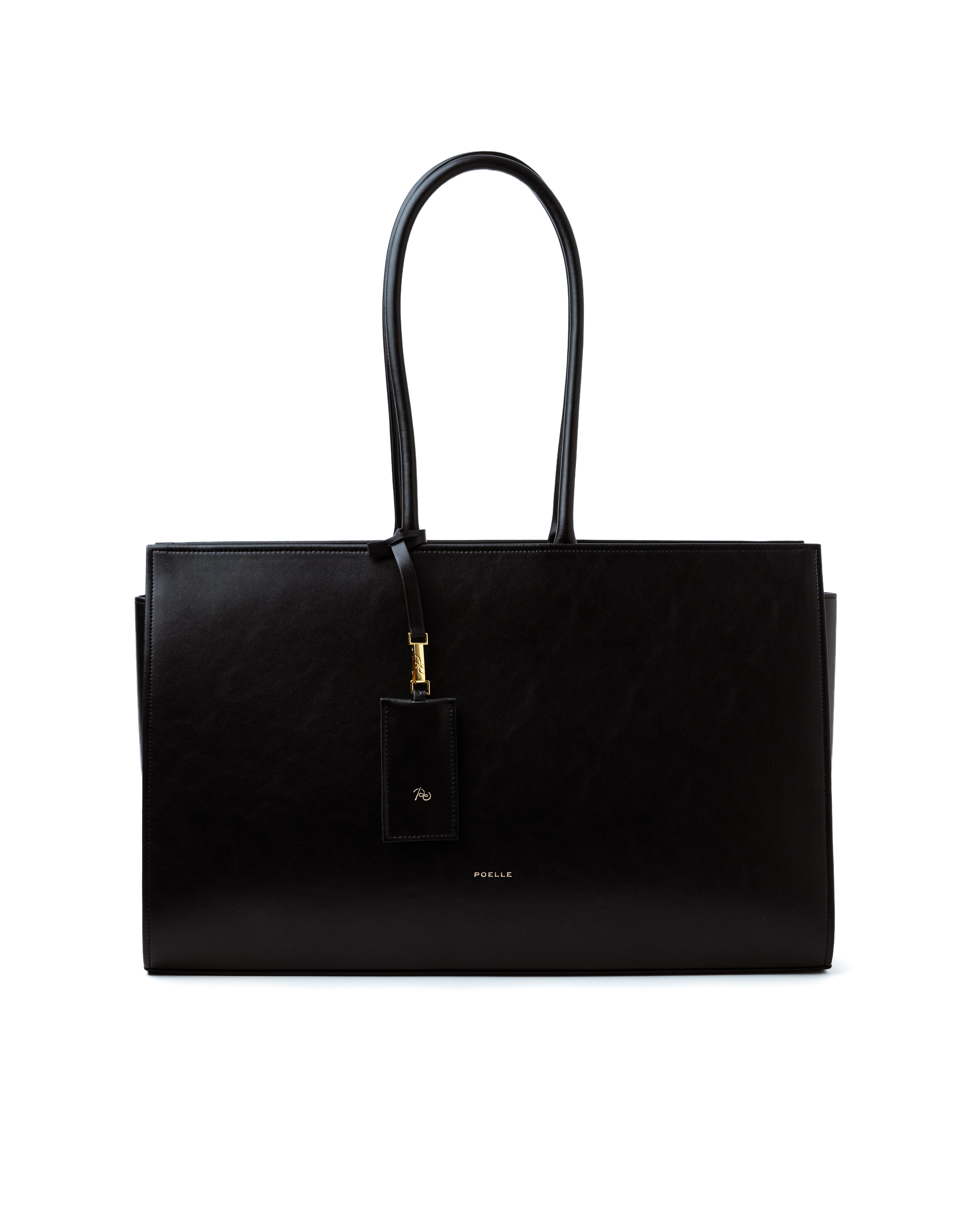 Large Carolyn Tote Bag in Black