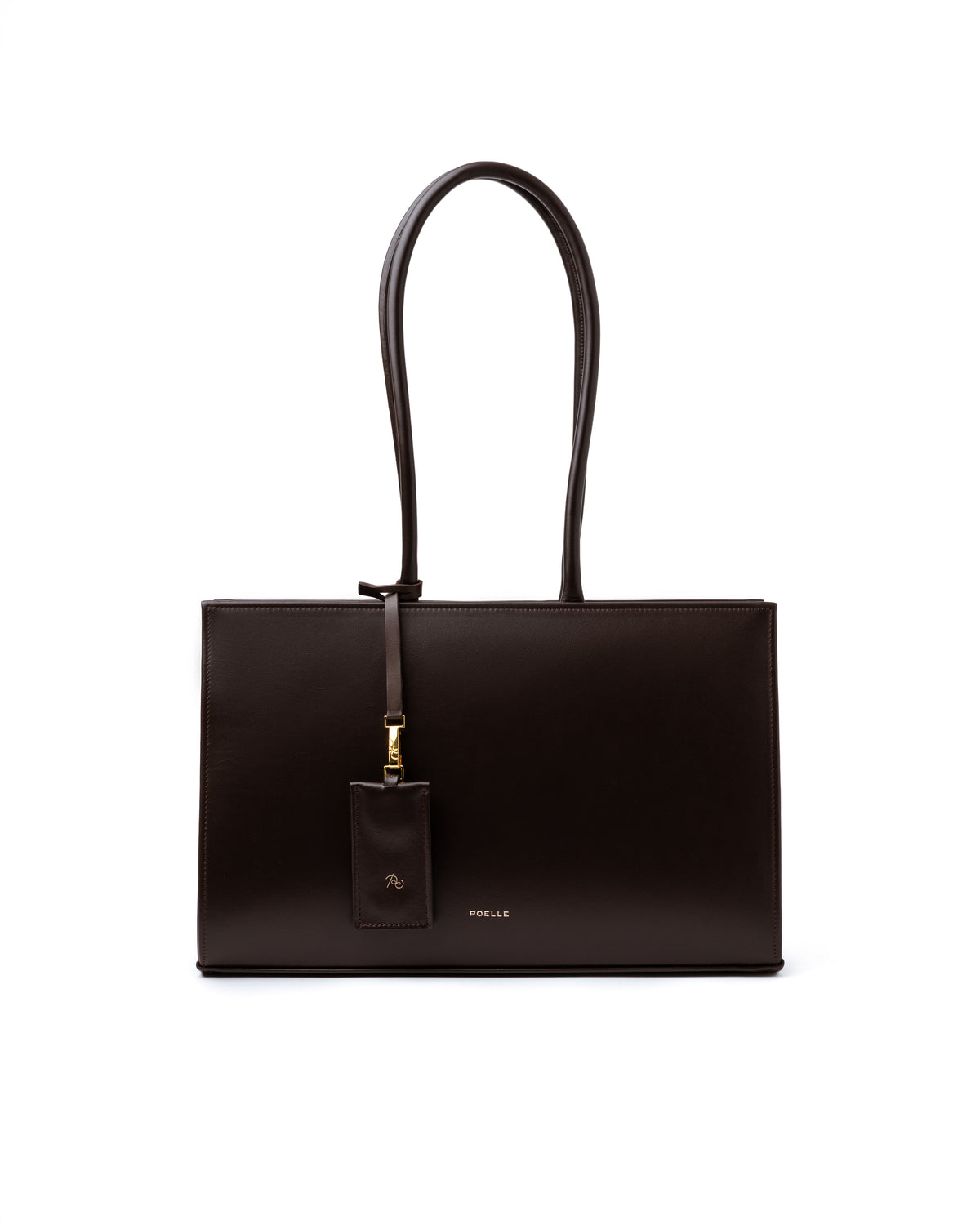 Medium Carolyn Tote Bag in Brown