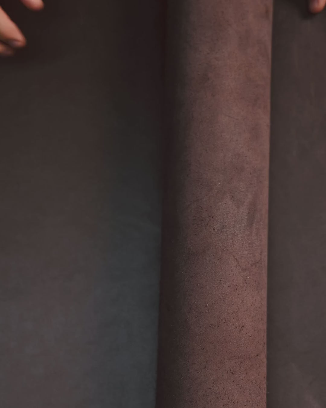 Smoothing a leather hide